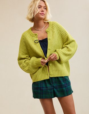 Aerie Ribbed Cardigan