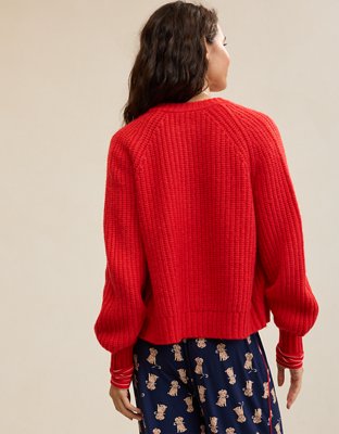 Aerie Ribbed Cardigan