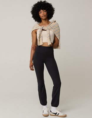 OFFLINE By Aerie The Hugger Pantalones Fruncidos Cintura Alta