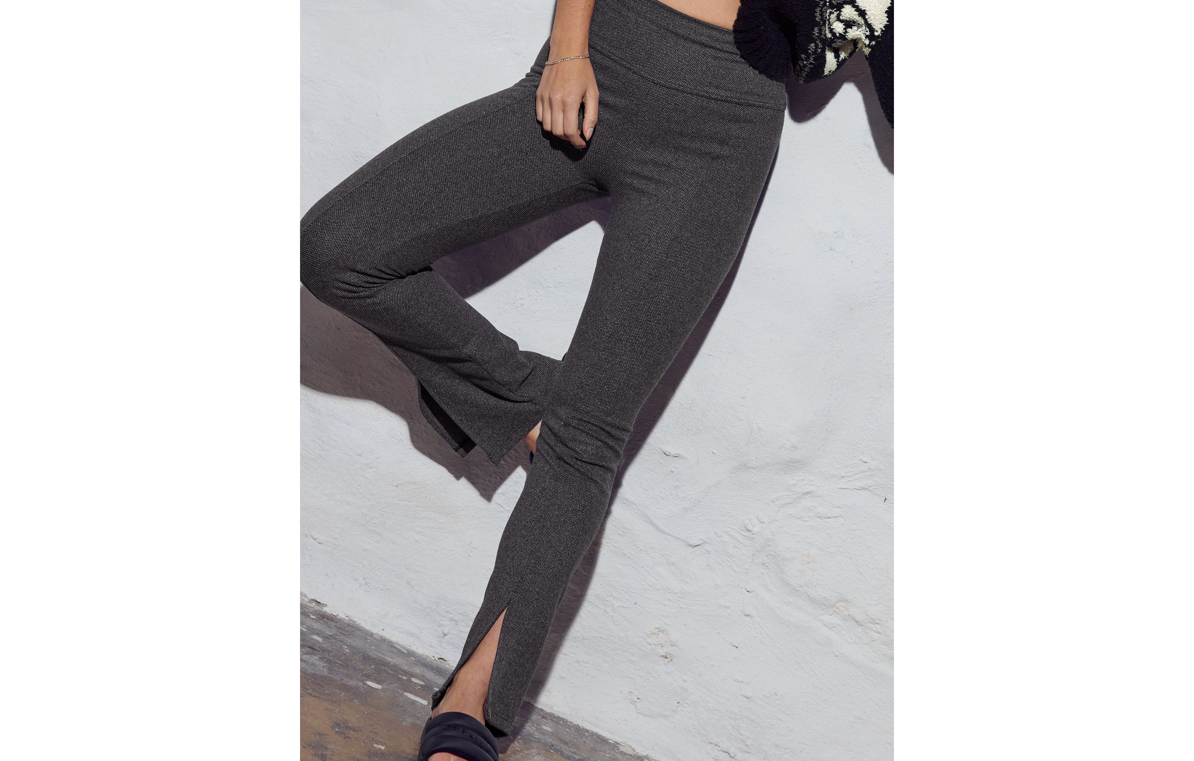 OFFLINE By Aerie Jacquard Twill Mini Flare Legging
