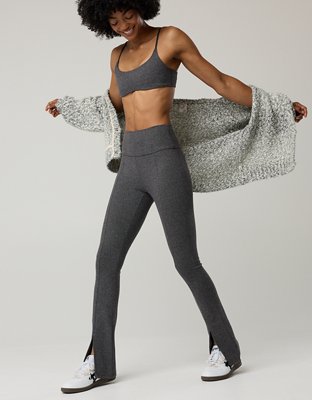 OFFLINE By Aerie Jacquard Twill Mini Flare Legging