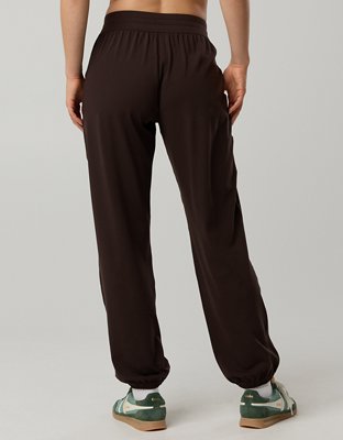 Женские брюки Offline By Aerie Real Me Classic Jogger, цвет: Глубокий земляной — фото 2