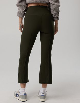 OFFLINE By Aerie Real Me XTRA Rib Cropped Kick Flare Legging