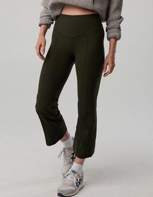 OFFLINE By Aerie Real Me XTRA Rib Cropped Kick Flare Legging