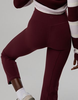 OFFLINE By Aerie Real Me XTRA Rib Kick Flare Legging