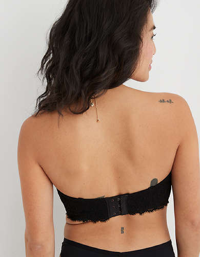 Aerie Real Power Strapless Push Up Bra