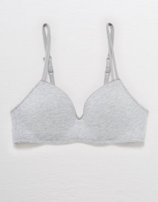 Aerie Sunnie Wireless Push Up Strappy Bra - Color: Lavender Lake - Size:  34B - عيادات أبوميزر لطب الأسنان