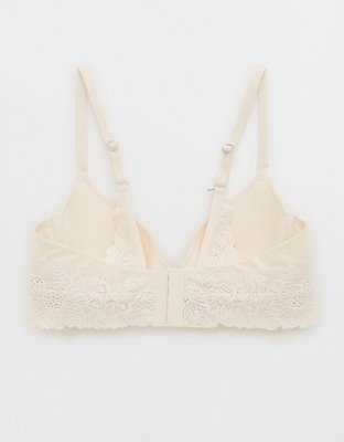 Sunnie Bloom Lace Trim Full Coverage Lightly Lined Bra