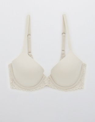 Aerie Real Sunnie Demi Push Up Blossom Lace Bra