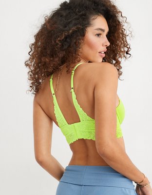Real Sunnie Full Coverage Lightly Lined Bloom Lace Trim Bra