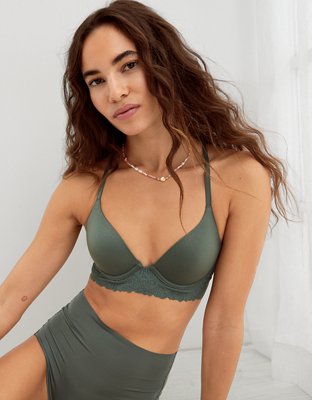 Buy Aerie Real Sunnie Blossom Lace Lightly Lined Bra online