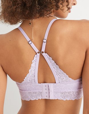 Sunnie Bloom Lace Trim Full Coverage Lightly Lined Bra