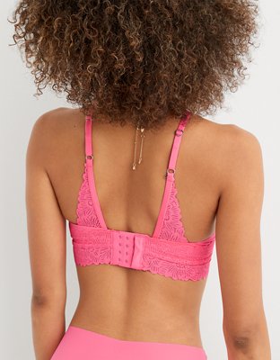 Sunnie Bloom Lace Trim Full Coverage Lightly Lined Bra