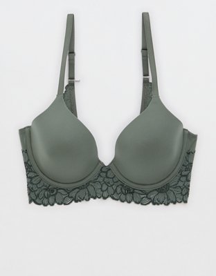 Sunnie Bloom Lace Trim Full Coverage Lightly Lined Bra