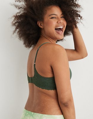 Aerie Real Sunnie Full Coverage Lightly Lined Blossom Lace Bra
