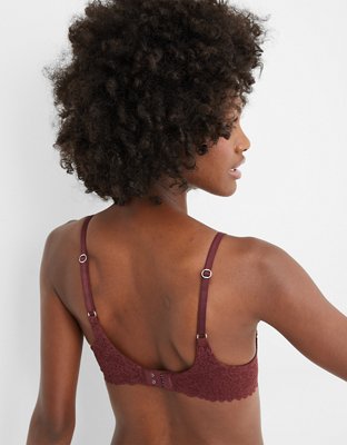 Aerie Real Sunnie Full Coverage Lightly Lined Blossom Lace Bra
