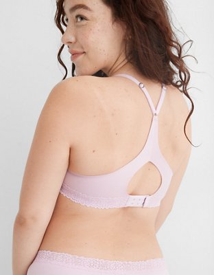 Shop Aerie Real Sunnie Blossom Lace Lightly Lined Bra online
