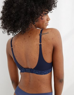 Aerie Real Sunnie Full Coverage Lightly Lined Blossom Lace Bra