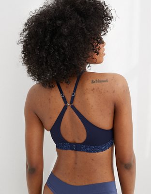 Aerie Real Sunnie Full Coverage Lightly Lined Blossom Lace Bra