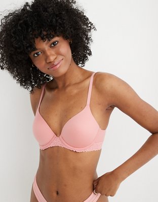 Lace Underwire Bra - blossom pink