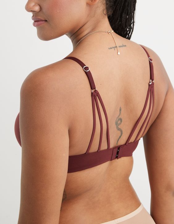 Aerie Real Sunnie Full Coverage Lightly Lined Strappy Bra
