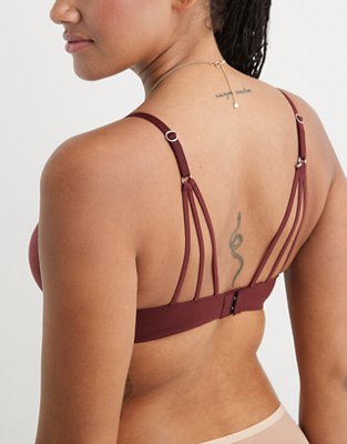 Aerie Real Sunnie Bra ligeramente relleno de copa entera con tiras