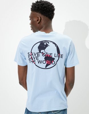 Мужские футболки American Eagle AE Mental Health Graphic T-Shirt — фото 5