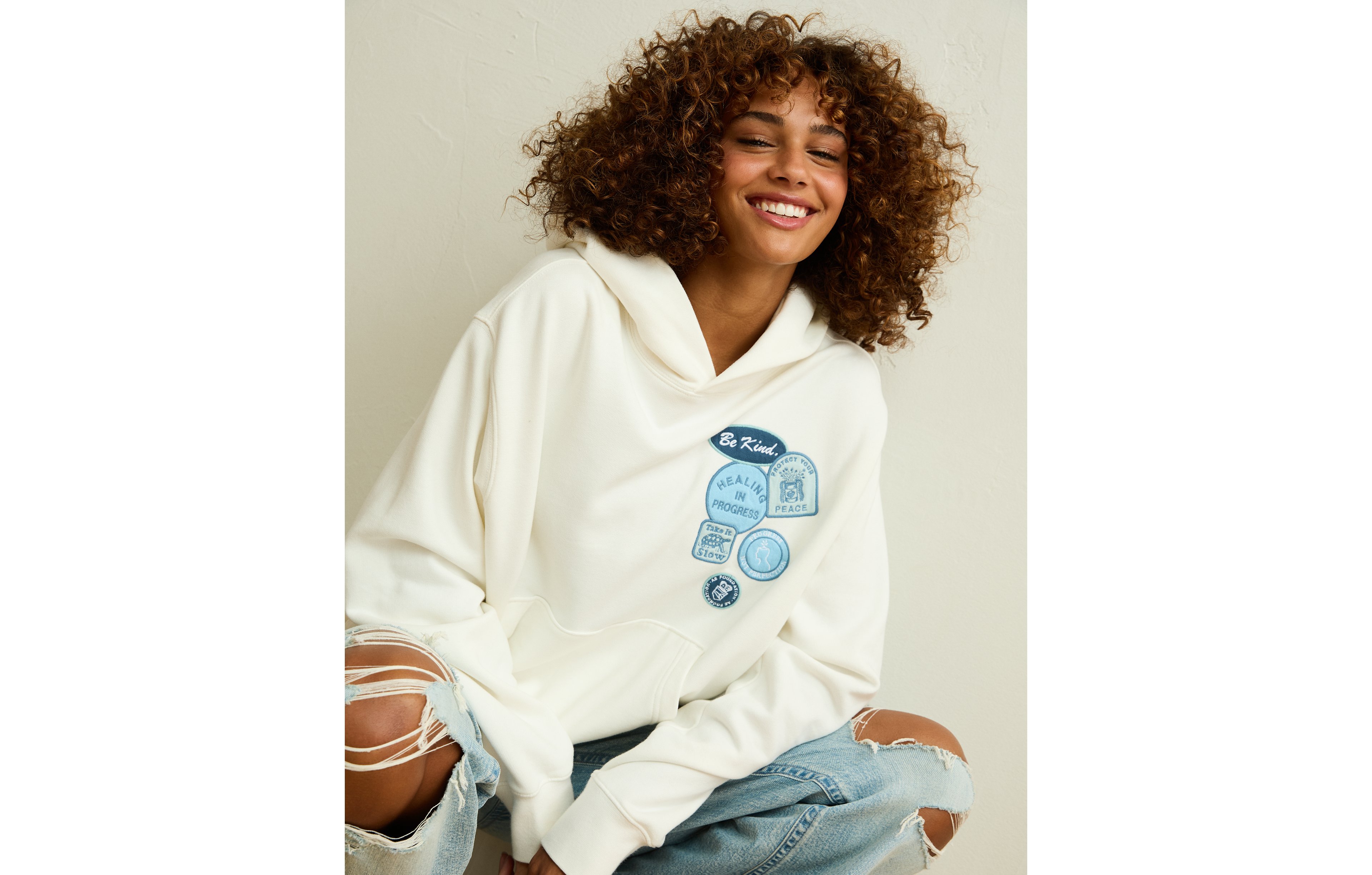 AE World Mental Health Day Laidback Luxe Hoodie