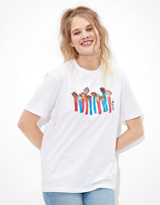 Мужские футболки American Eagle AE Vote Graphic T-Shirt — фото 2