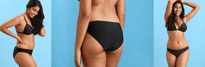 aerie black bikini bottoms