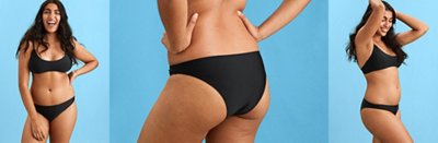 aerie black bikini bottoms