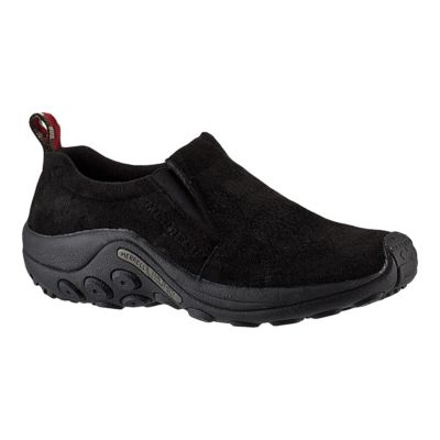 merrell black slip on shoes