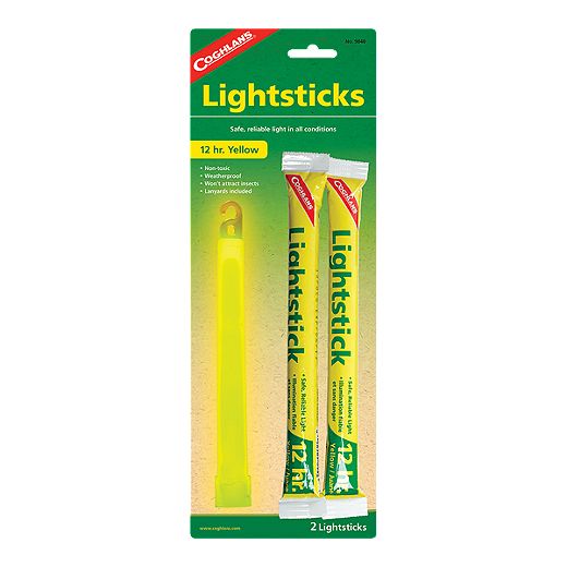 Coghlan's Lightsticks 2 Pack - Yellow