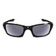 Oakley Fives Squared Sunglasses - Polished Black with Grey Lenses