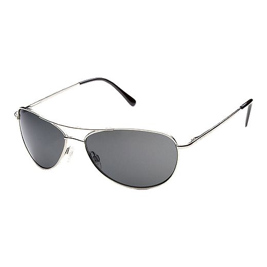 Suncloud Patrol Silver Gray Polarized Sunglasses