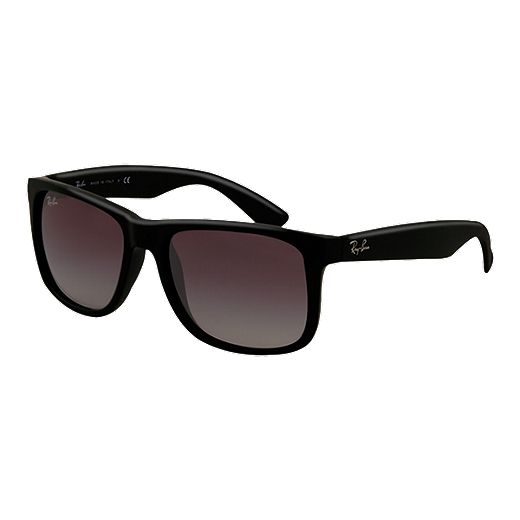 Ray-Ban Justin RB4165 Sunglasses- Black with Grey Gradient Lenses