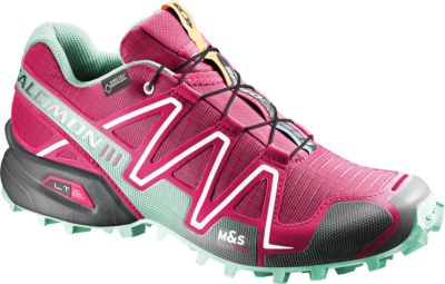 pink salomon shoes