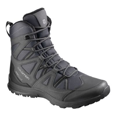 Salomon Men's White Tracks TS ClimaShield Waterproof Winter Boots