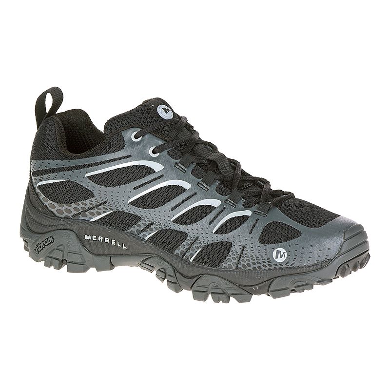 Merrell Men's Moab Edge Hiking Shoes - Black/Grey | Atmosphere.ca
