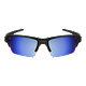 Oakley Flak 2.0 Polarized Sunglasses- Matter Black with Prizm Deep Water Lenses