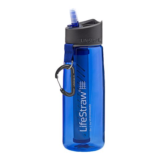 LifeStraw Go Bottle with 2-Stage Filtration - Blue