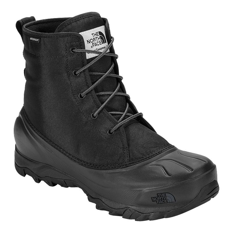 The North Face Men S Tsumoru Winter Boots Black Grey Atmosphere Ca