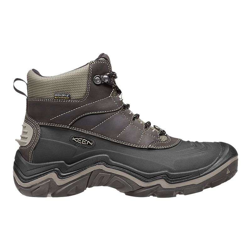 Keen Men's Durand Polar Shell Waterproof Winter Boots - Black/Brindle | Atmosphere.ca