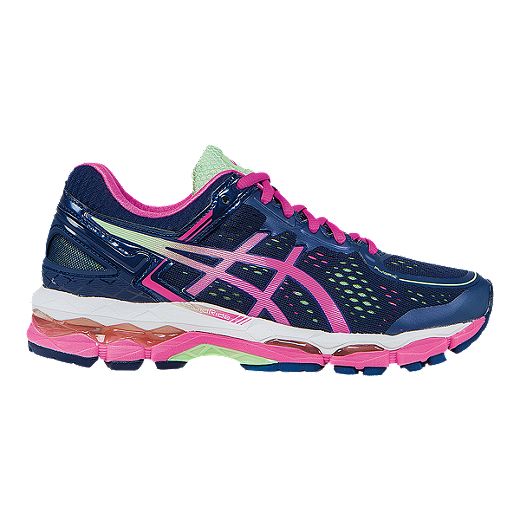 ASICS Women's Gel Kayano 22 Running Shoes - Indigo Purple/Mint Green/Pink |  