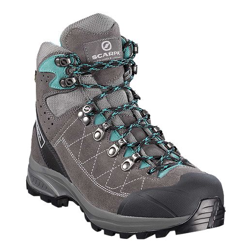 Scarpa Women's Kailash Trek Gore-Tex Hiking Boots - Grey/Blue