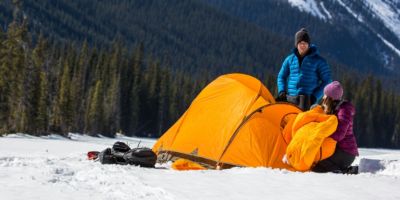 winter camping pad