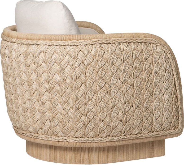 Coastal Braided Swivel Lounge Chair by Laura Kirar - MCA106 | Baker ...