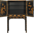 George III Oriental Lacquer Cabinet alt image