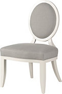 Oval X-Back Dining Side Chair