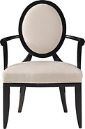 Oval X-Back Dining Arm Chair alt image